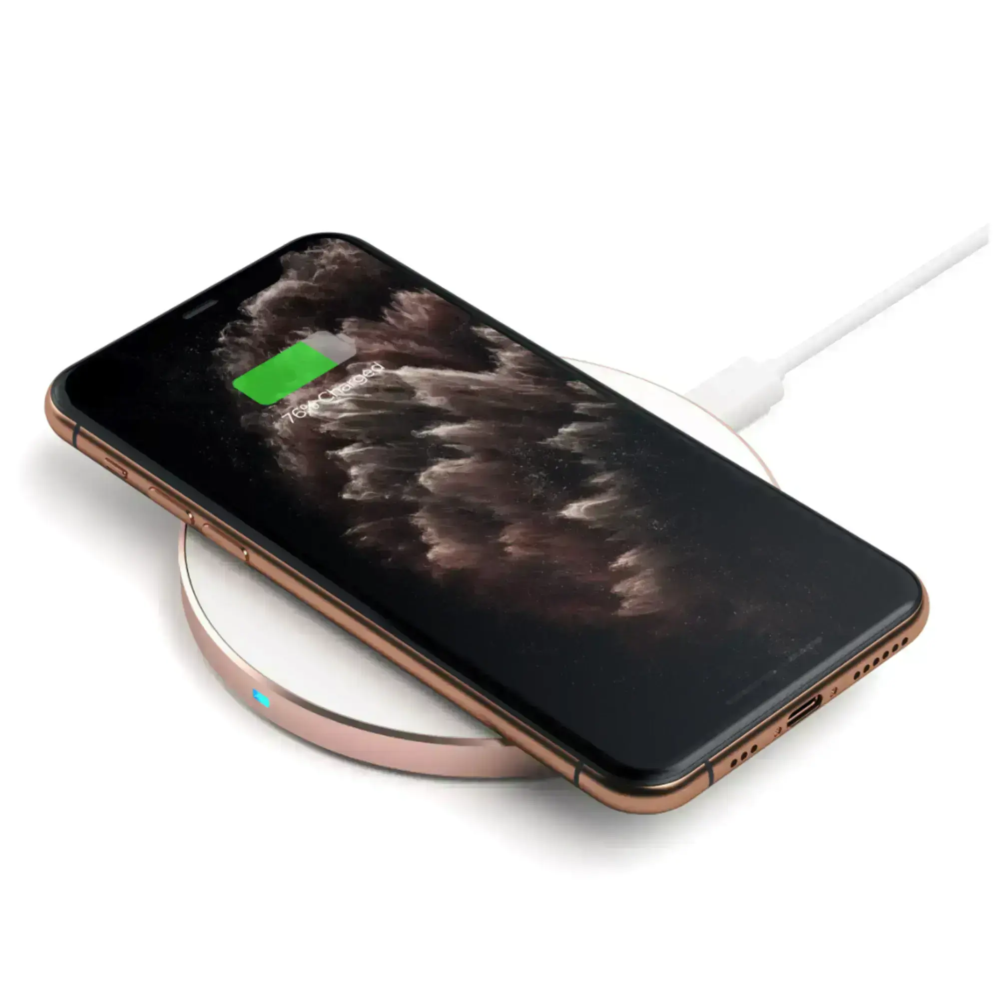 Беспроводное зарядное устройство Satechi Wireless Charging Pad Rose Gold (ST-WCPR)